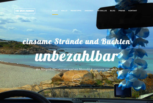 VW Bus Ferien Blog
